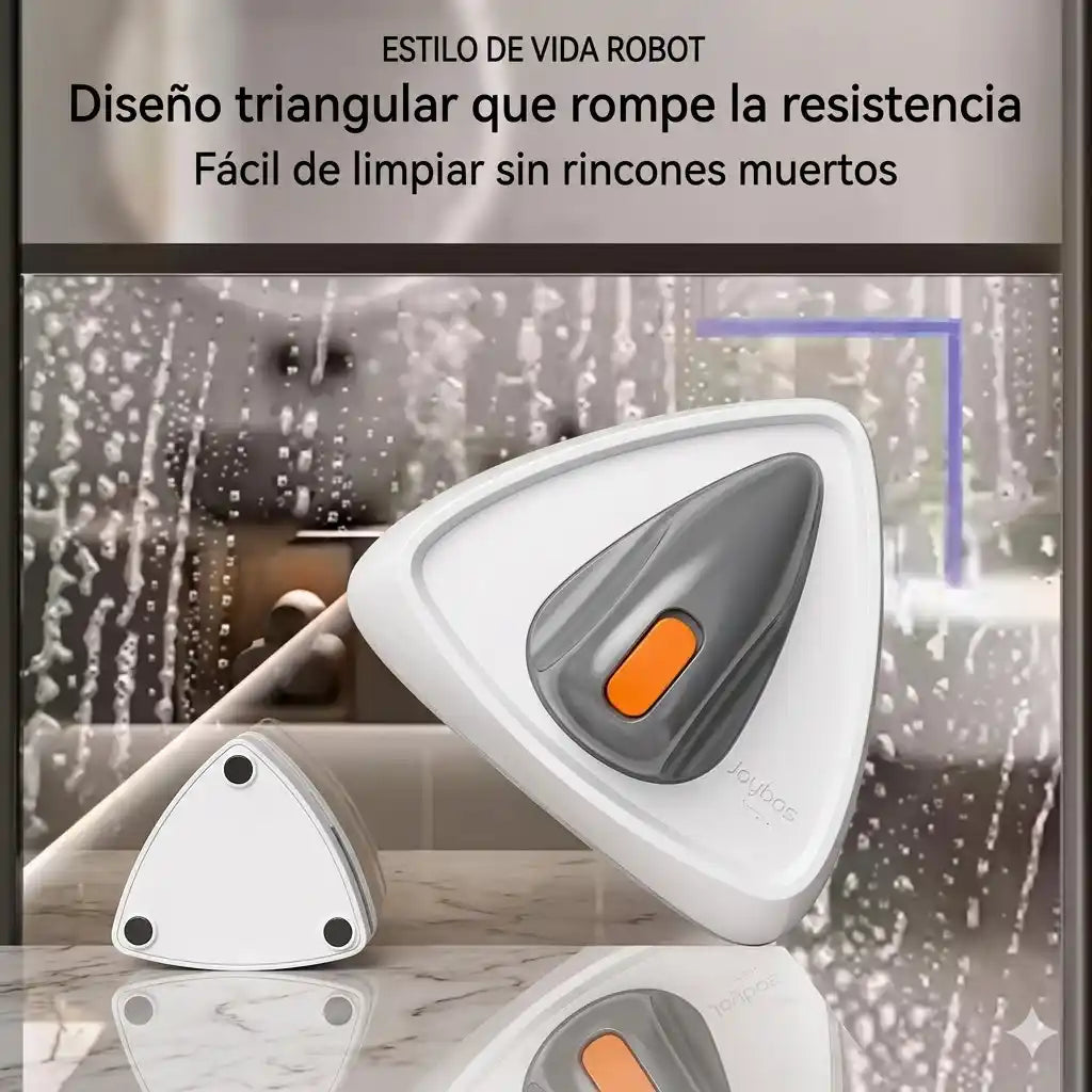 Limpiacristales magnético con depósito para líquido